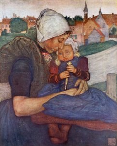 Une mère et un enfant d